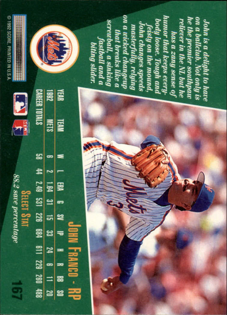 thumbnail 249  - 1993 Select Baseball (Cards 1-200) (Pick Your Cards)