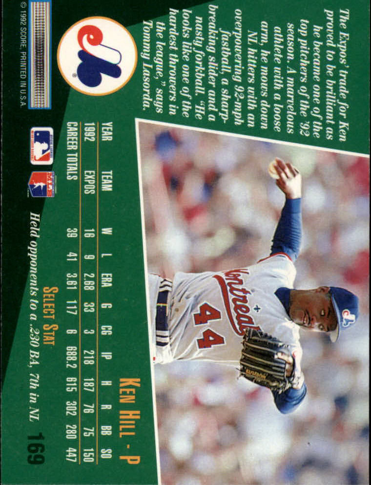 thumbnail 253  - 1993 Select Baseball (Cards 1-200) (Pick Your Cards)