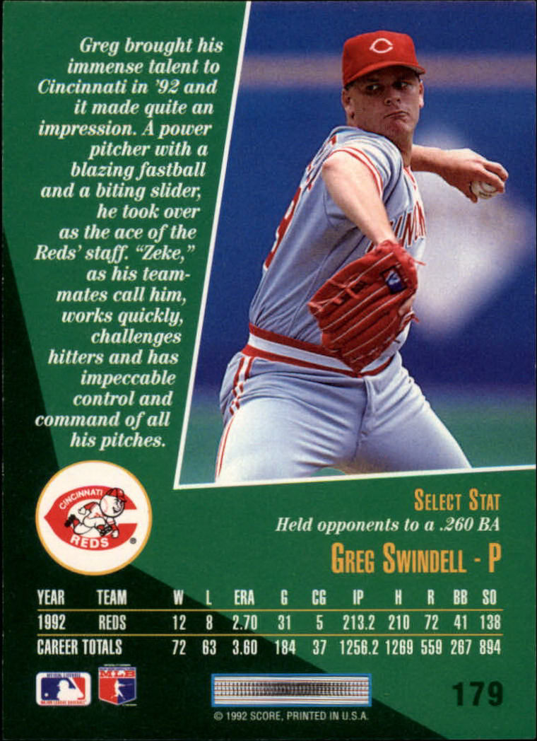 thumbnail 353  - A1080- 1993 Select Baseball Cards 1-250 +Rookies -You Pick- 10+ FREE US SHIP