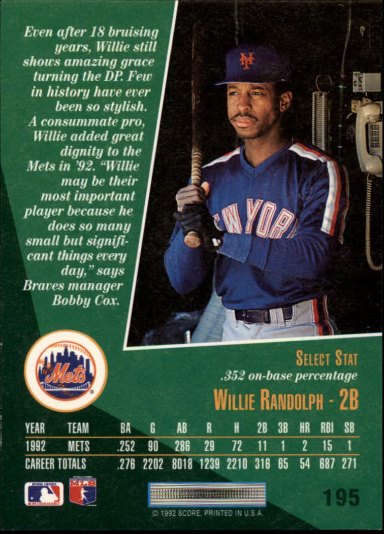 thumbnail 389  - 1993 Select Baseball Card Pick 1-250