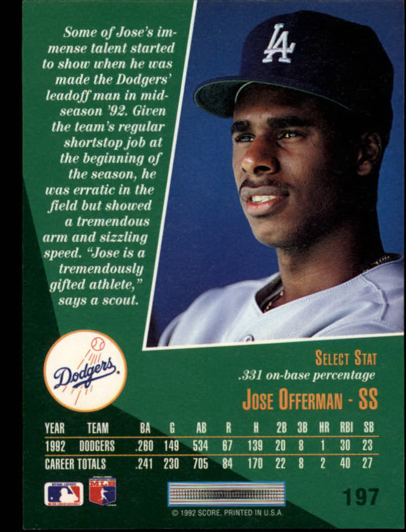 thumbnail 295  - 1993 Select Baseball (Cards 1-200) (Pick Your Cards)
