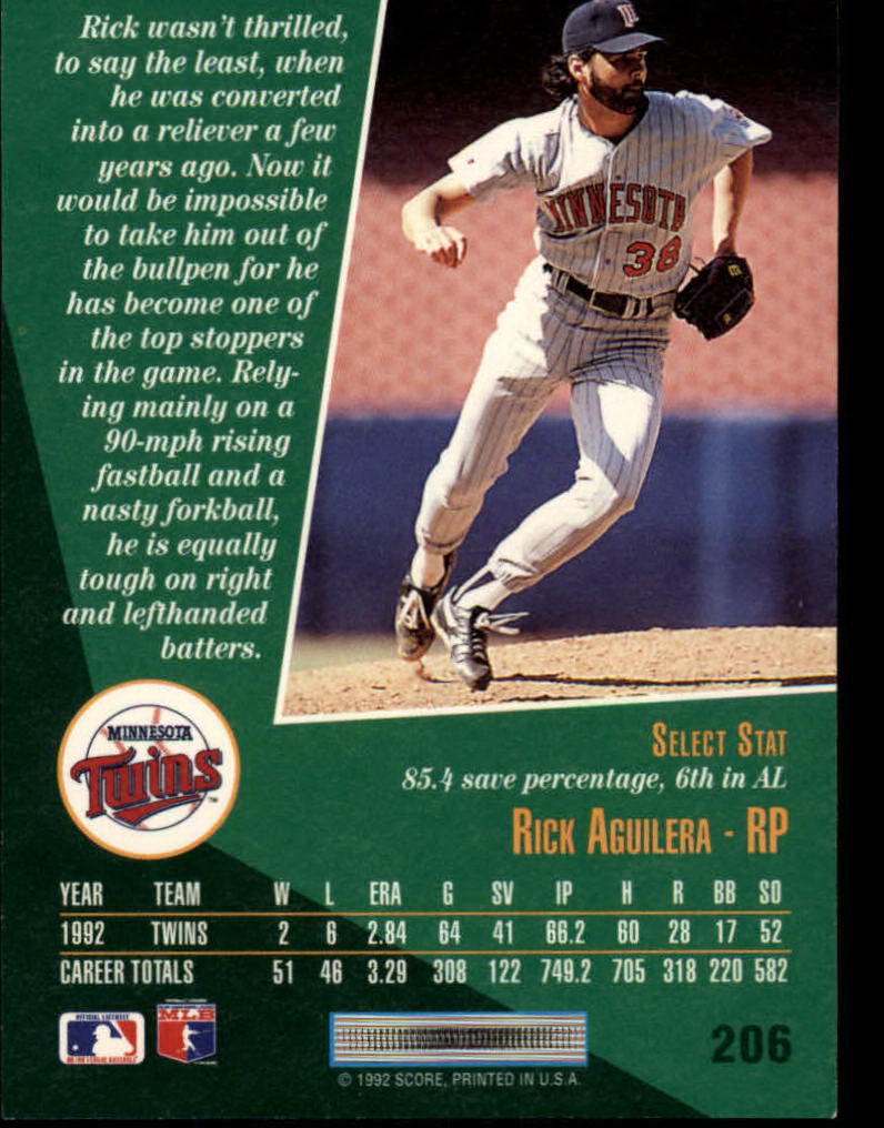 thumbnail 11  - 1993 Select Baseball (Cards 201-405) (Pick Your Cards)