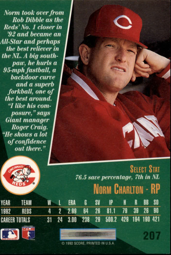 thumbnail 413  - 1993 Select Baseball Card Pick 1-250