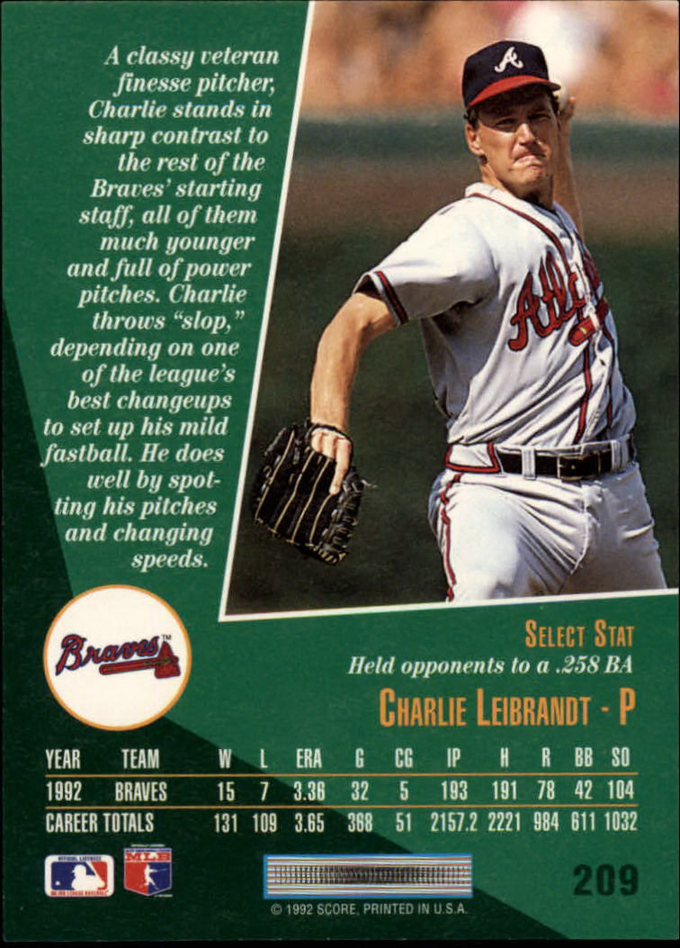 thumbnail 15  - 1993 Select Baseball (Cards 201-405) (Pick Your Cards)