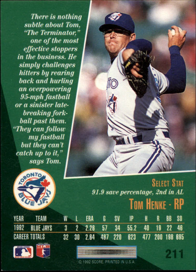 thumbnail 421  - 1993 Select Baseball Card Pick 1-250