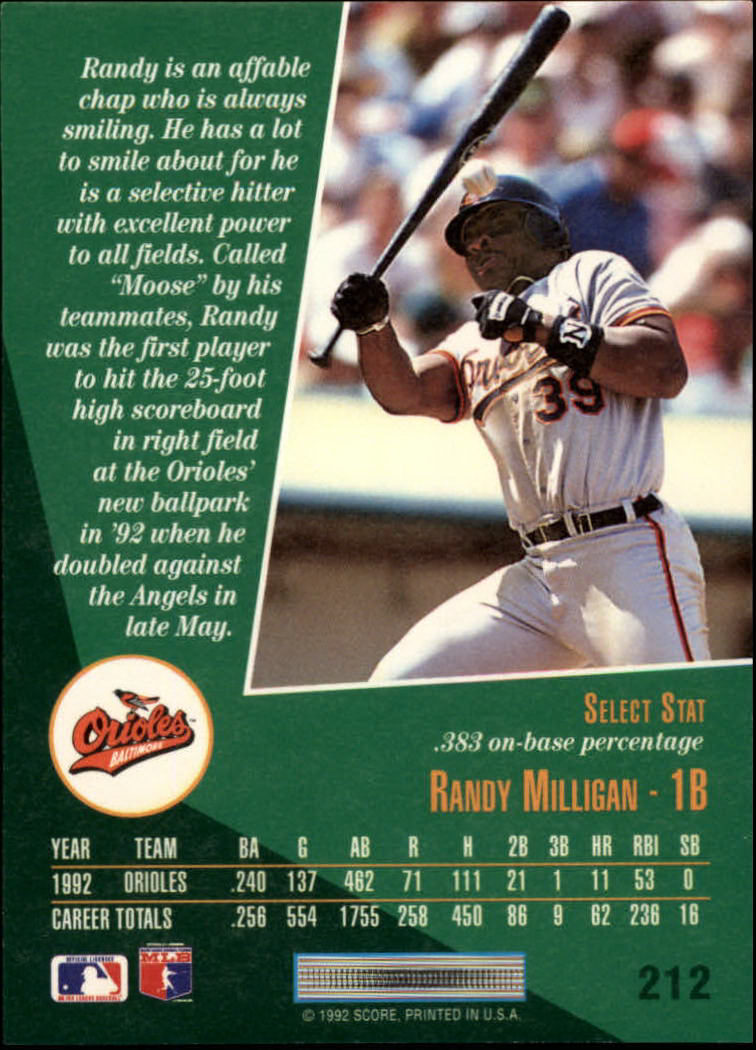 thumbnail 21  - 1993 Select Baseball (Cards 201-405) (Pick Your Cards)