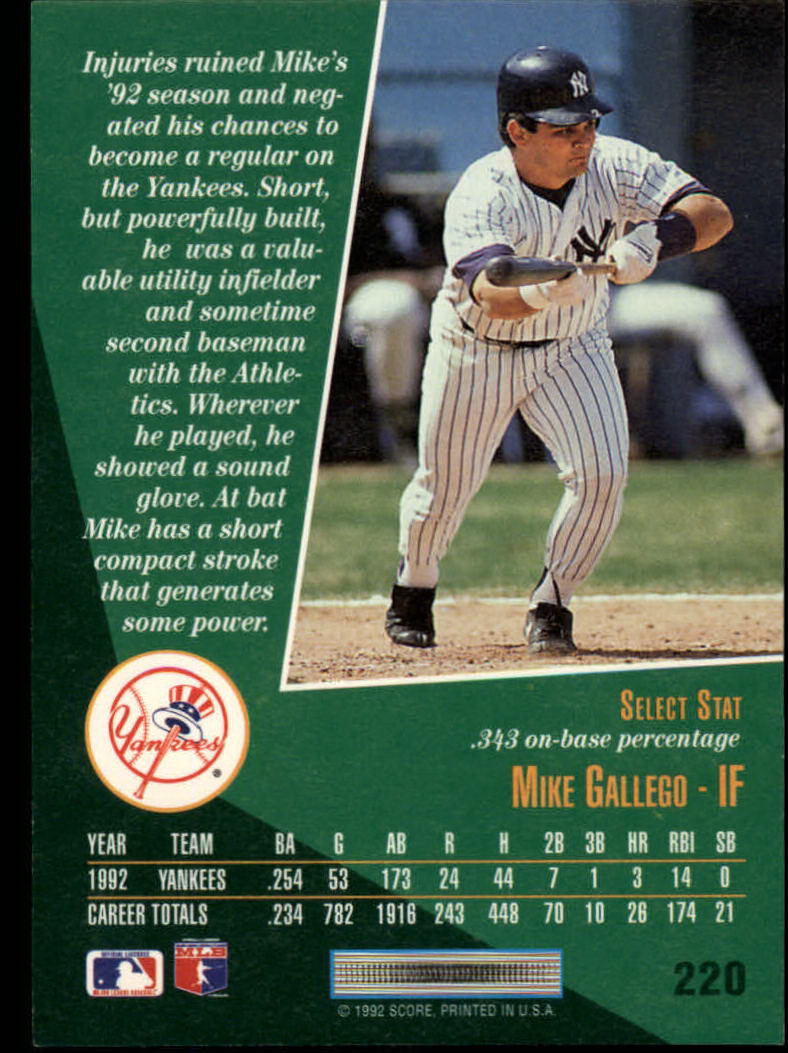 thumbnail 439  - 1993 Select Baseball Card Pick 1-250