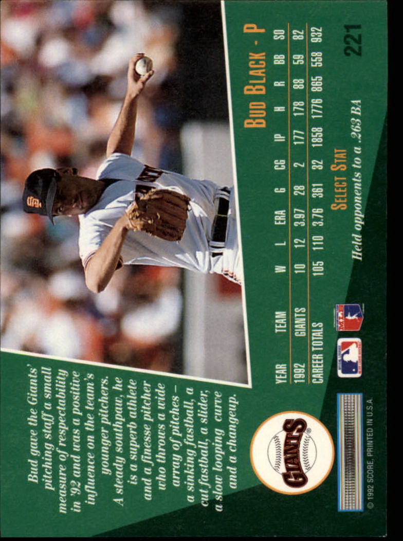 thumbnail 441  - 1993 Select Baseball Card Pick 1-250