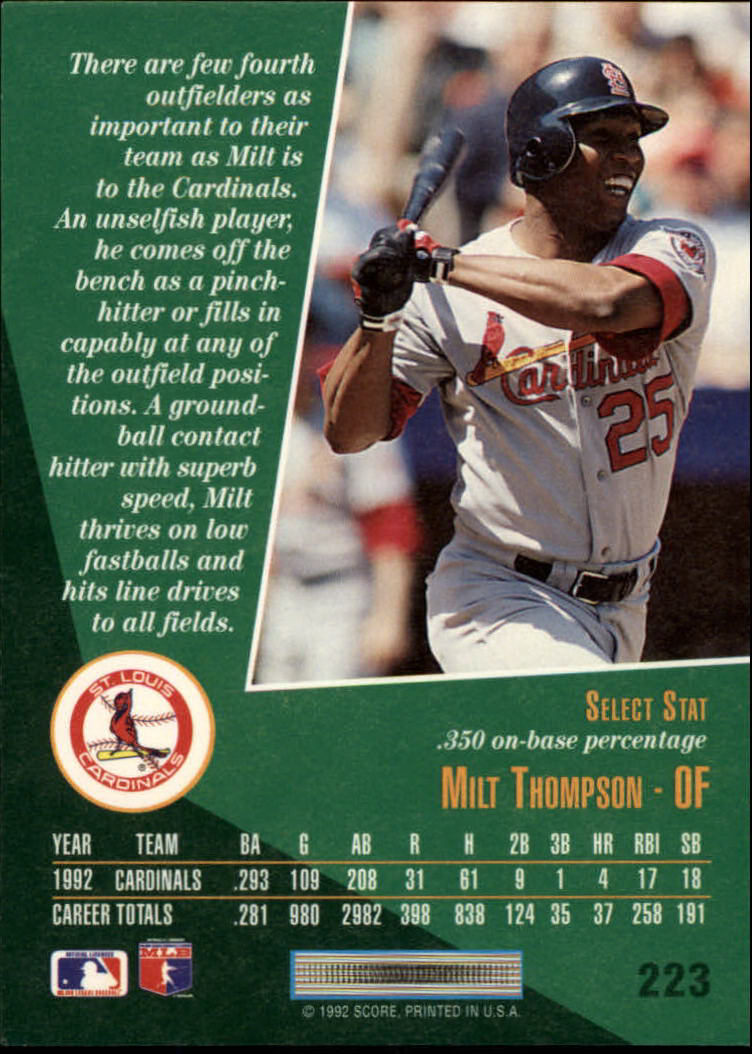 thumbnail 445  - 1993 Select Baseball Card Pick 1-250
