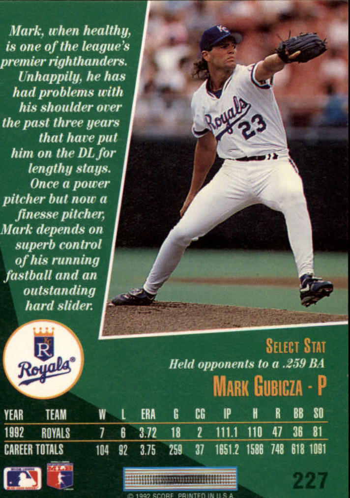 thumbnail 453  - 1993 Select Baseball Card Pick 1-250