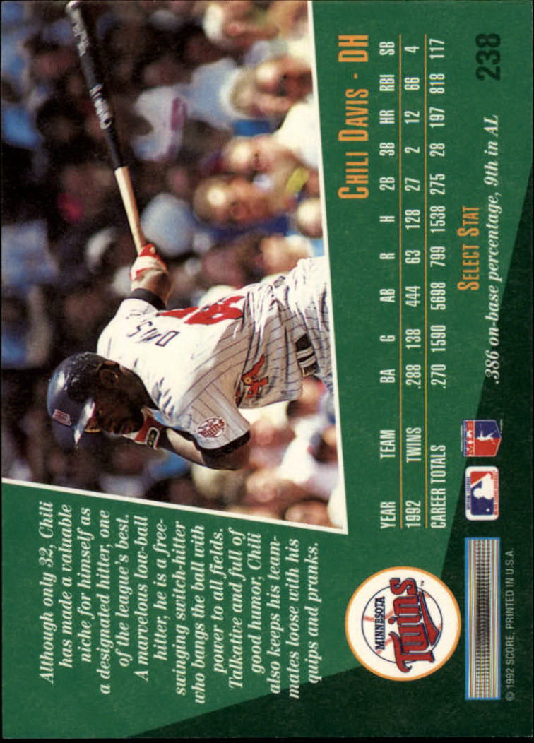 thumbnail 59  - 1993 Select Baseball (Cards 201-405) (Pick Your Cards)