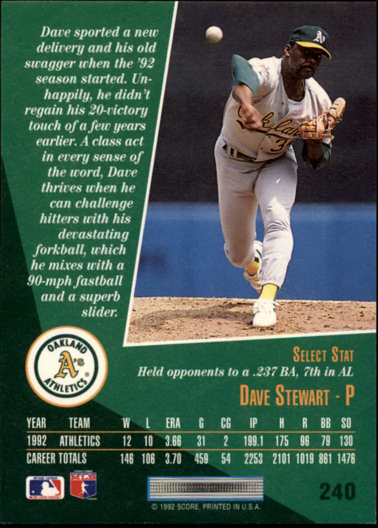 thumbnail 63  - 1993 Select Baseball (Cards 201-405) (Pick Your Cards)