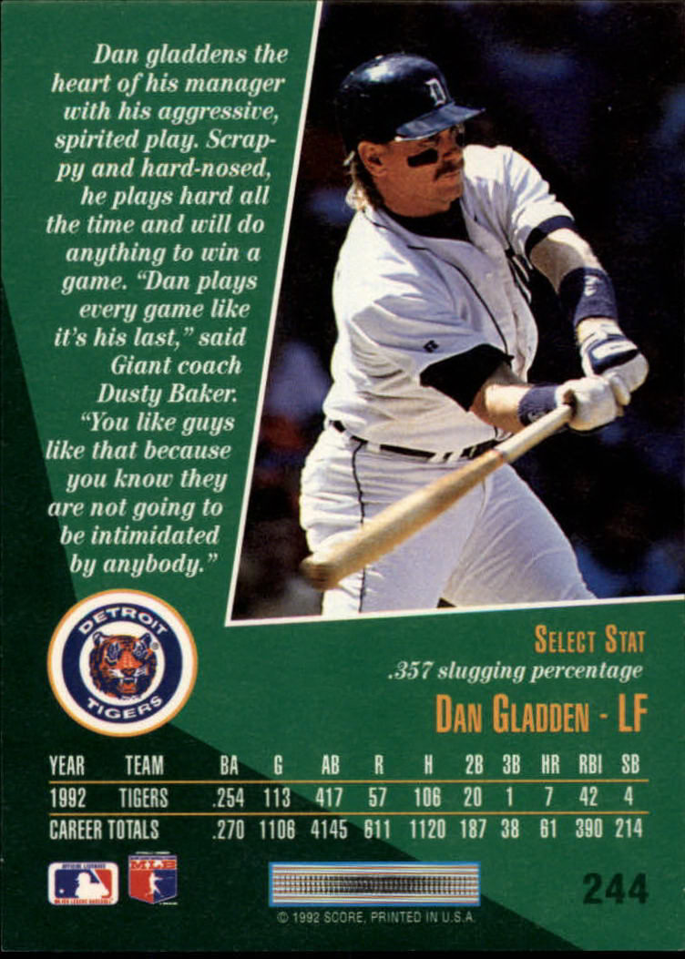 thumbnail 67  - 1993 Select Baseball (Cards 201-405) (Pick Your Cards)