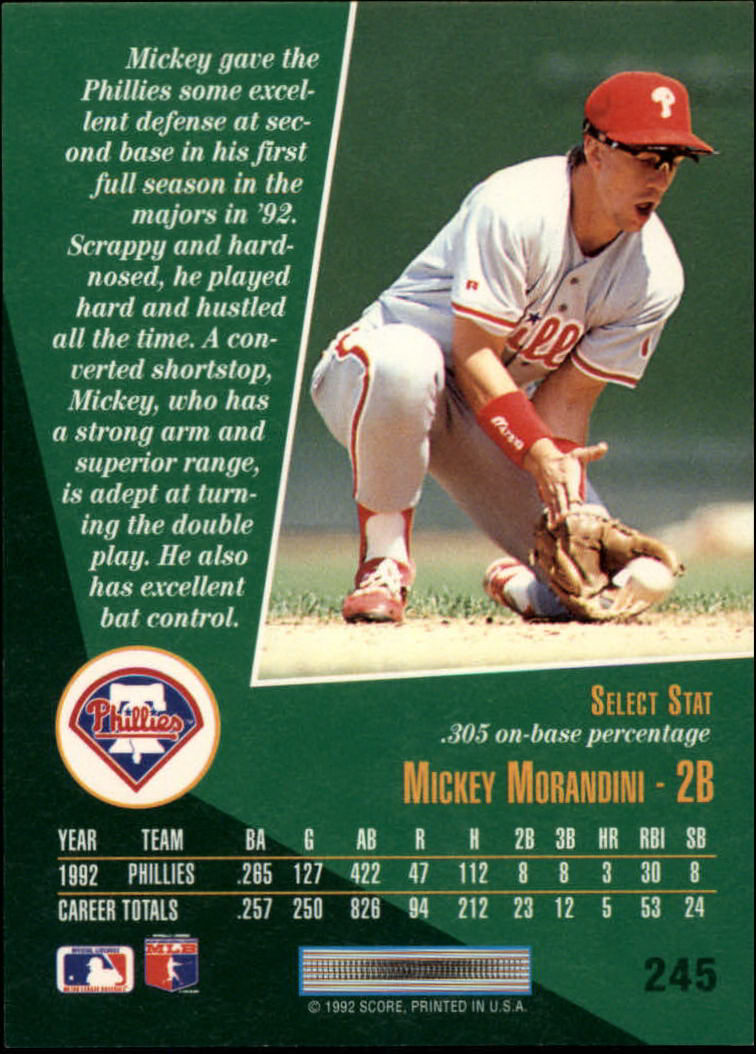 thumbnail 69  - 1993 Select Baseball (Cards 201-405) (Pick Your Cards)