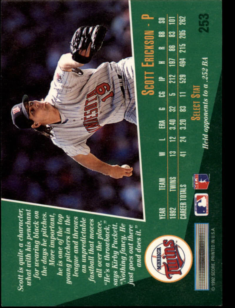 thumbnail 7  - 1993 Select Baseball Card Pick 251-405