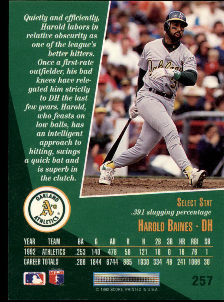 thumbnail 15  - 1993 Select Baseball Card Pick 251-405