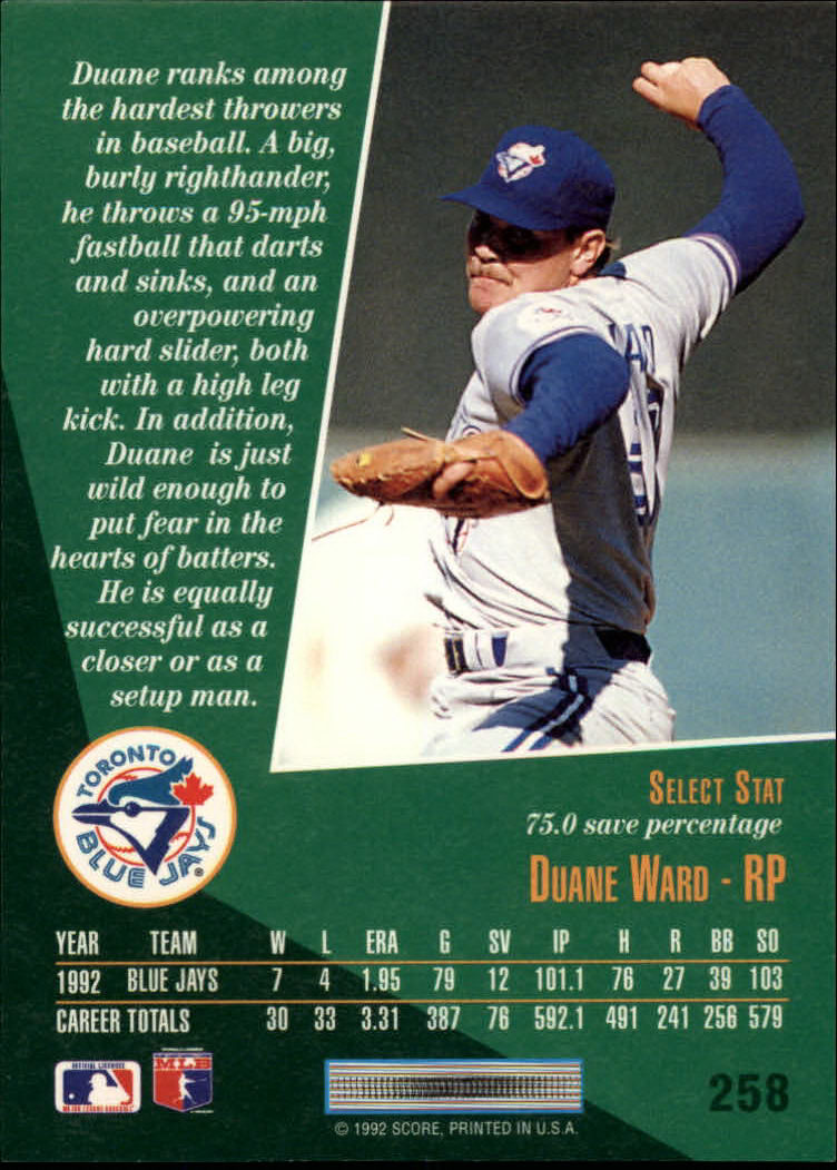 thumbnail 17  - 1993 Select Baseball Card Pick 251-405