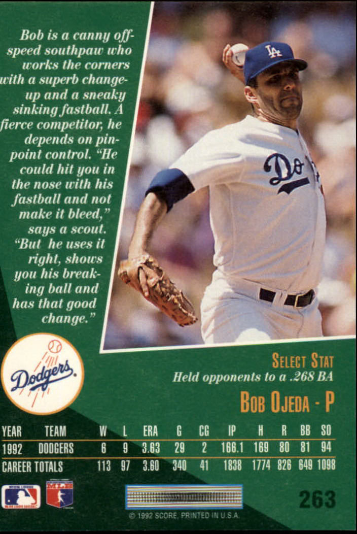thumbnail 27  - 1993 Select Baseball Card Pick 251-405