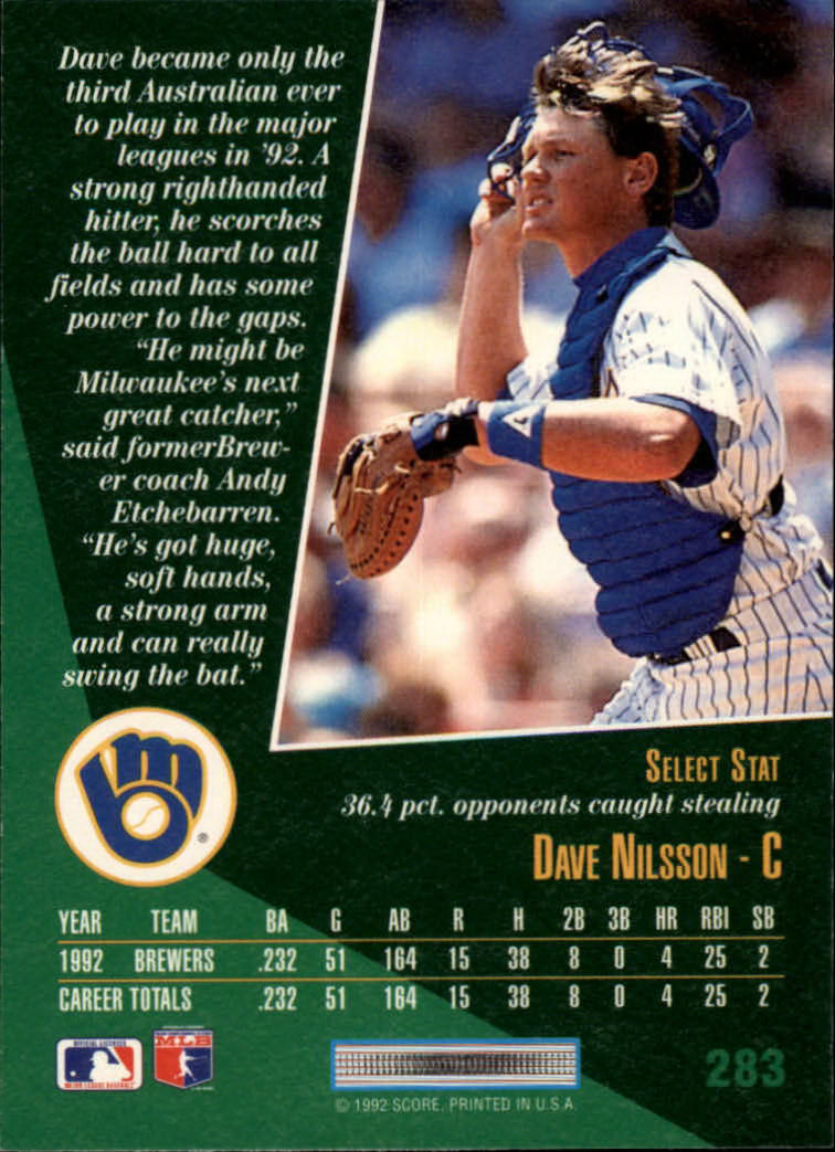 thumbnail 115  - 1993 Select Baseball (Cards 201-405) (Pick Your Cards)