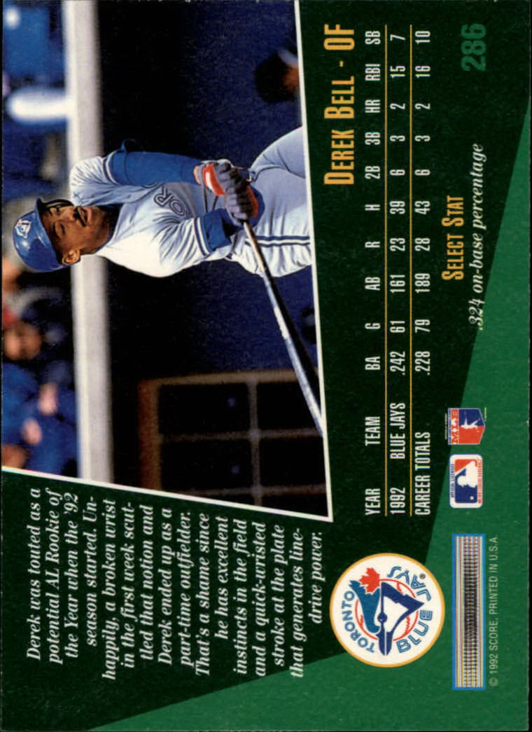 thumbnail 73  - 1993 Select Baseball Card Pick 251-405