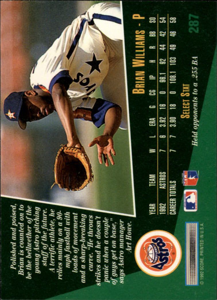 thumbnail 75  - 1993 Select Baseball Card Pick 251-405