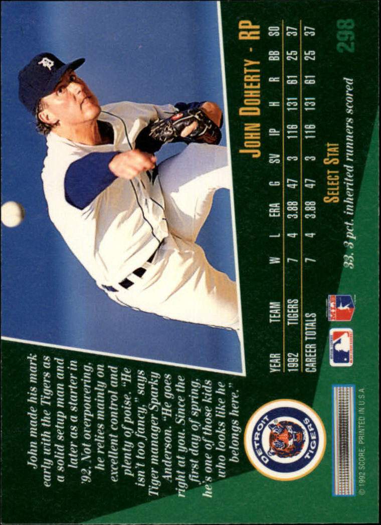 thumbnail 97  - 1993 Select Baseball Card Pick 251-405