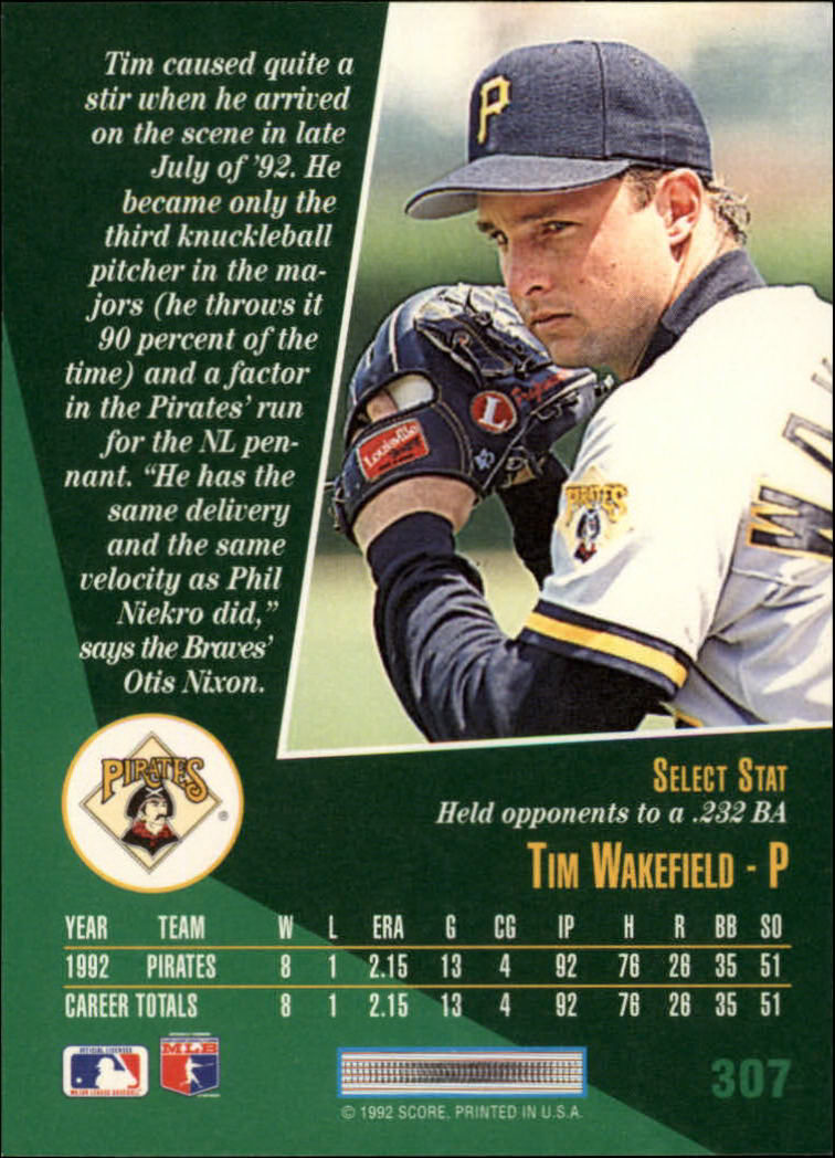 thumbnail 115  - 1993 Select Baseball Card Pick 251-405