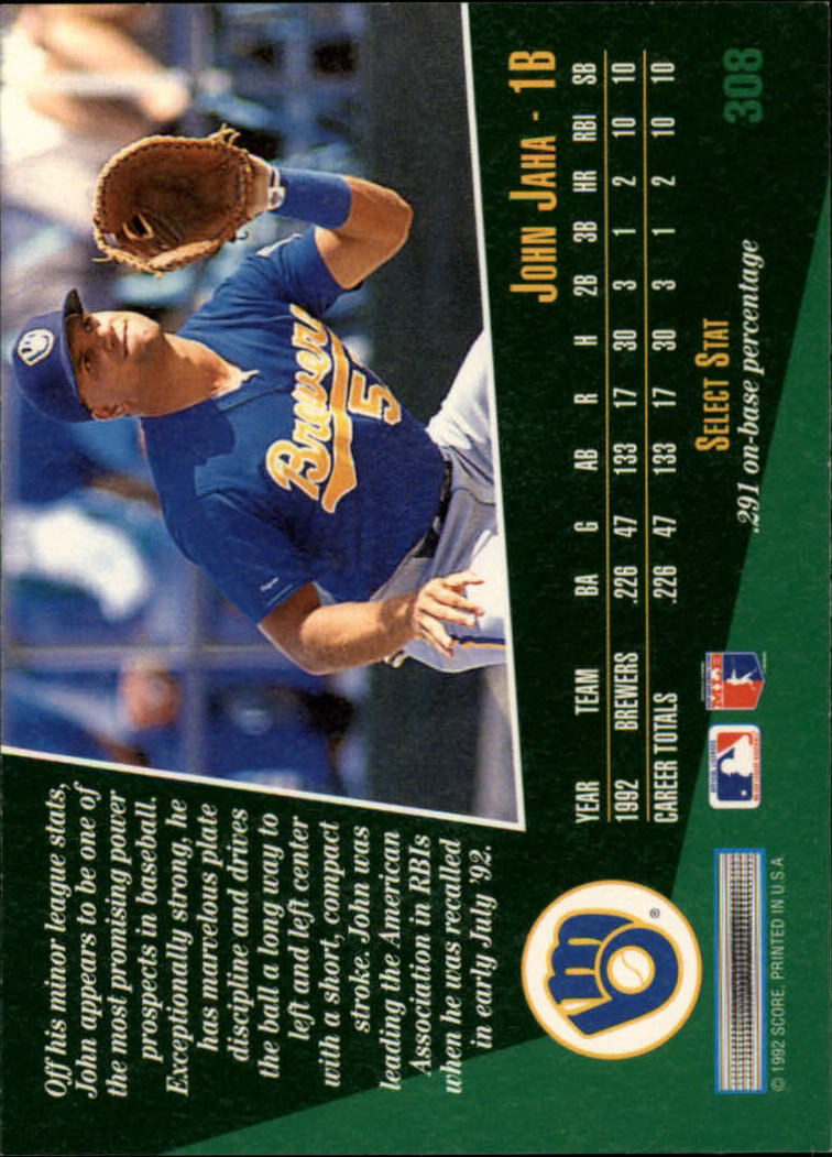 thumbnail 117  - 1993 Select Baseball Card Pick 251-405