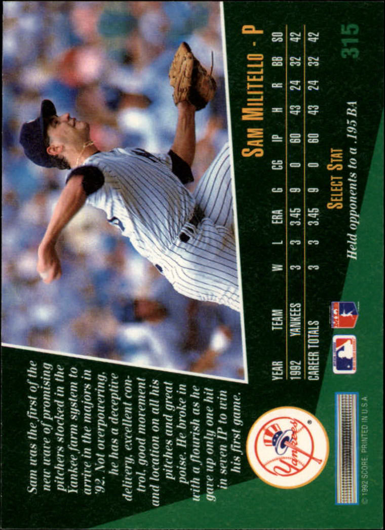 thumbnail 131  - 1993 Select Baseball Card Pick 251-405