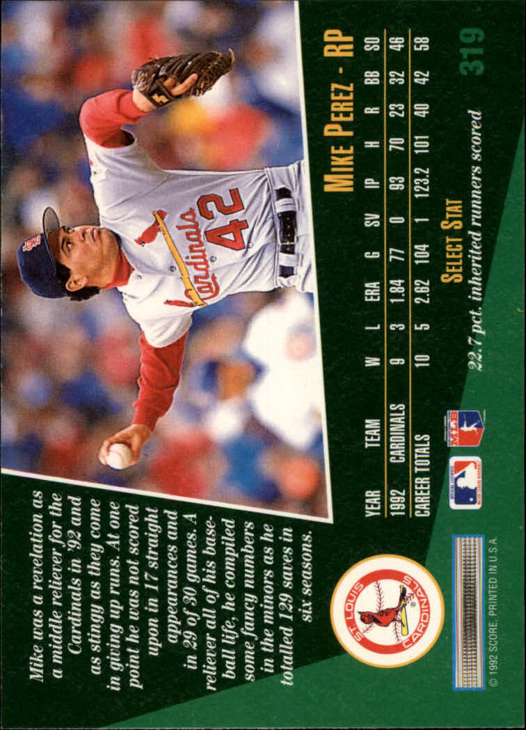 thumbnail 139  - 1993 Select Baseball Card Pick 251-405