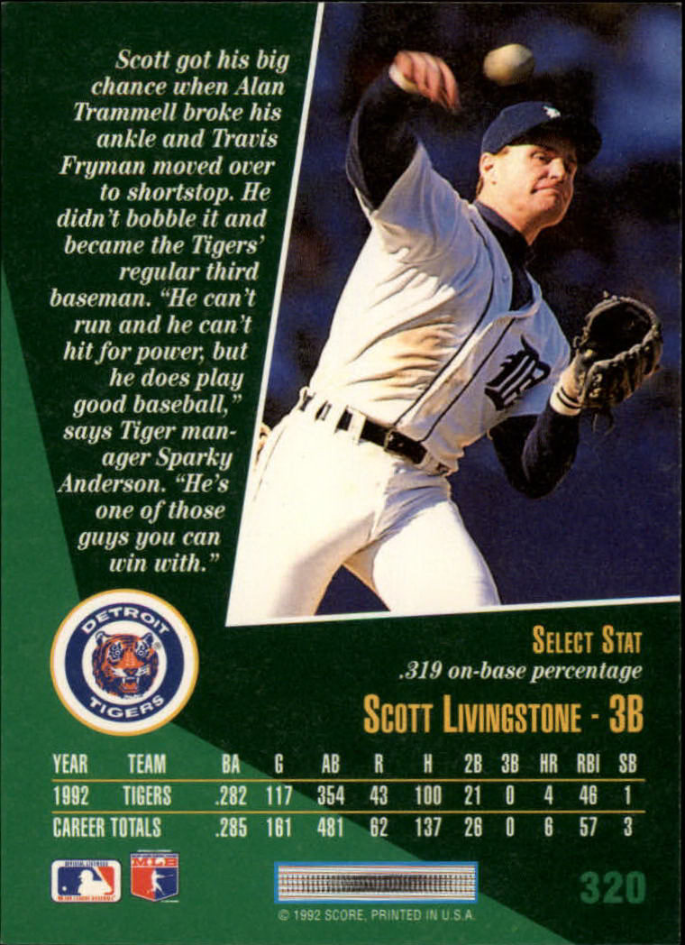 thumbnail 141  - 1993 Select Baseball Card Pick 251-405