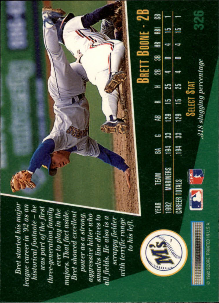 thumbnail 153  - 1993 Select Baseball Card Pick 251-405