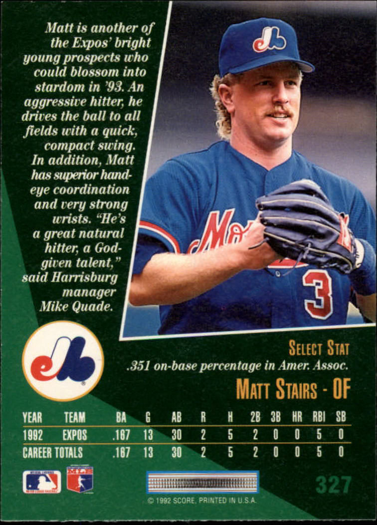 thumbnail 155  - A1080- 1993 Select Baseball Cards 251-405 +Inserts -You Pick- 10+ FREE US SHIP
