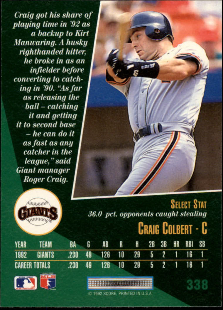 thumbnail 177  - A1080- 1993 Select Baseball Cards 251-405 +Inserts -You Pick- 10+ FREE US SHIP