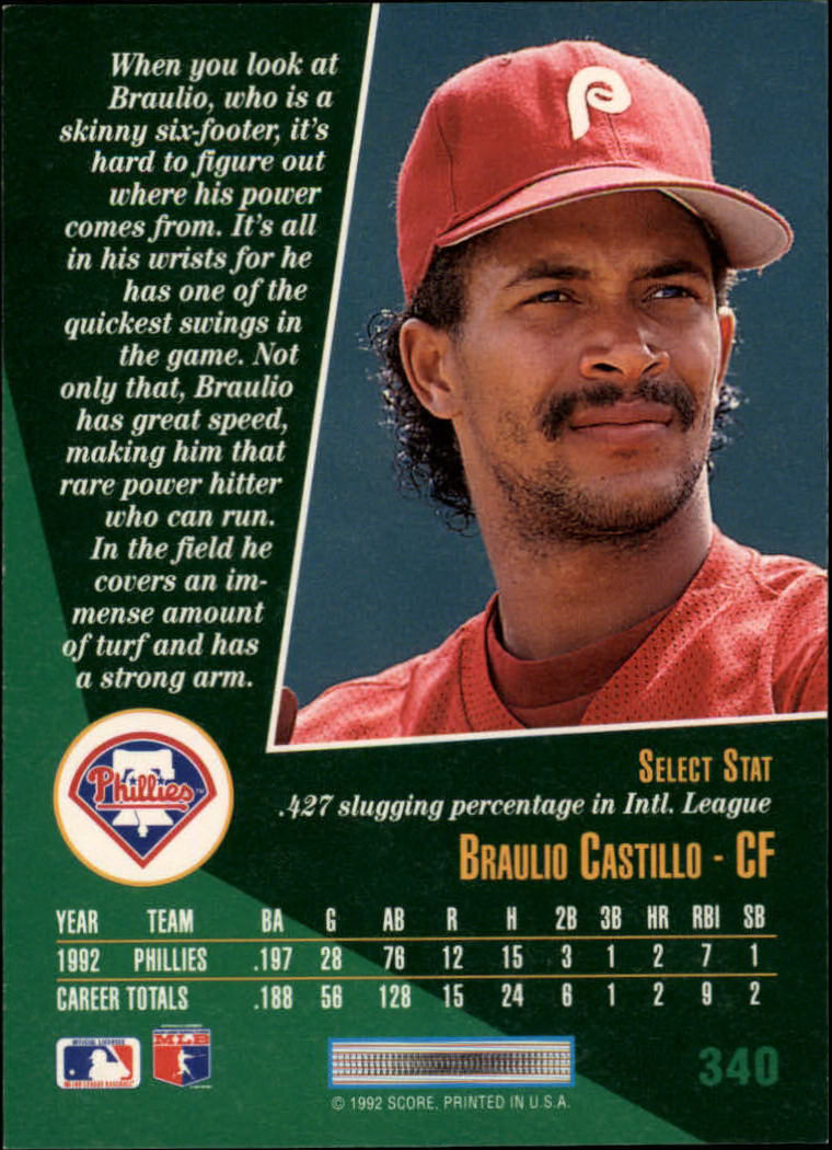thumbnail 181  - 1993 Select Baseball Card Pick 251-405