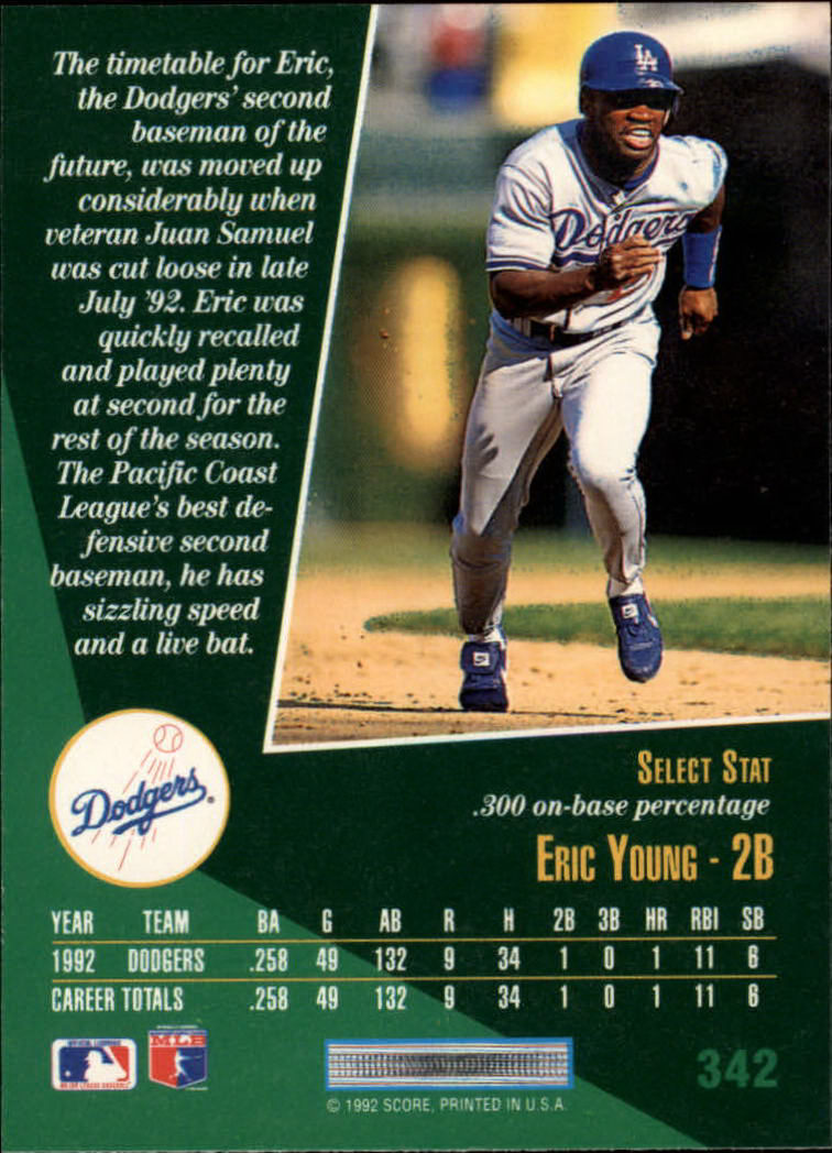 thumbnail 185  - 1993 Select Baseball Card Pick 251-405