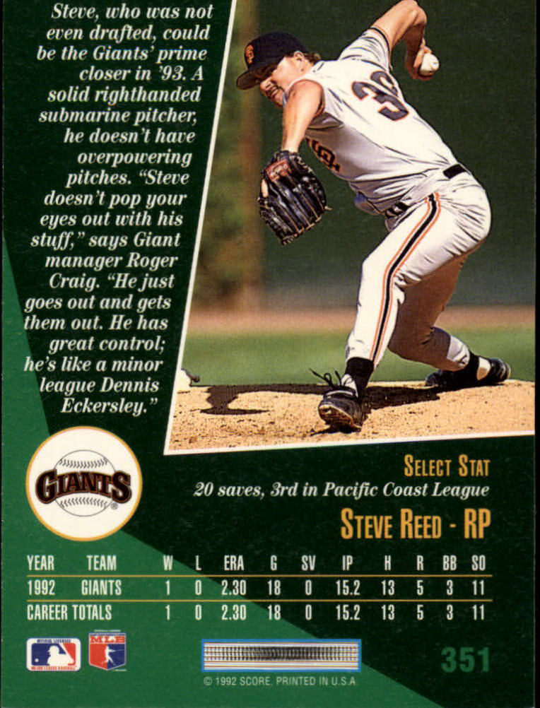 thumbnail 203  - 1993 Select Baseball Card Pick 251-405