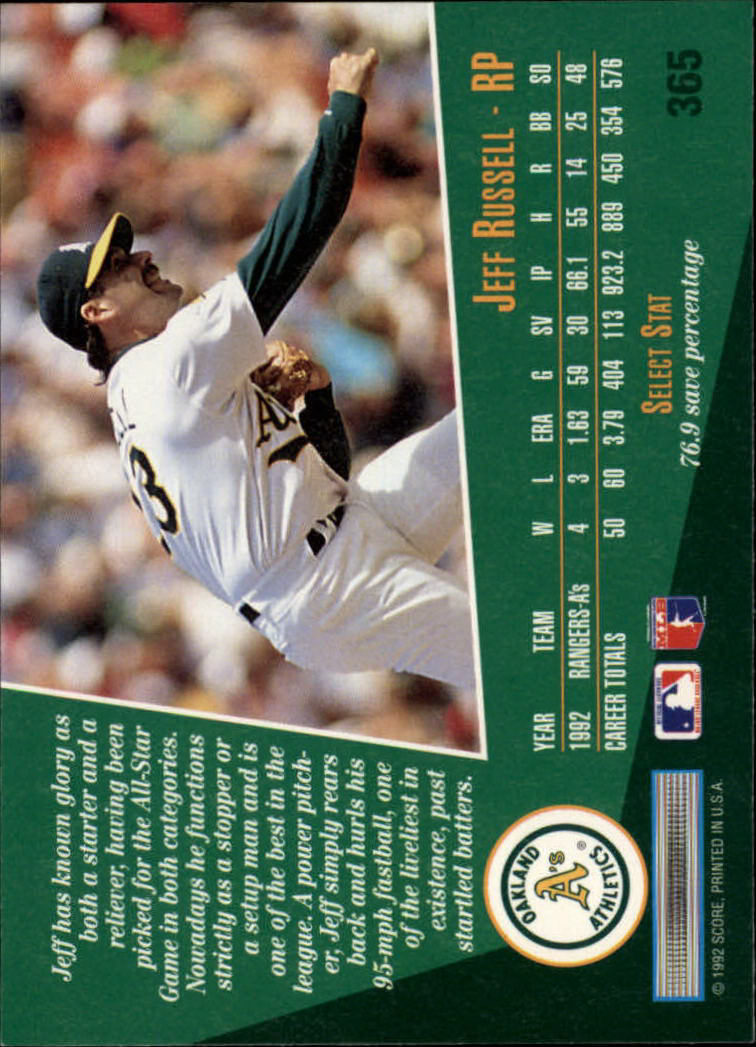 thumbnail 163  - 1993 Select Baseball (Cards 201-405) (Pick Your Cards)