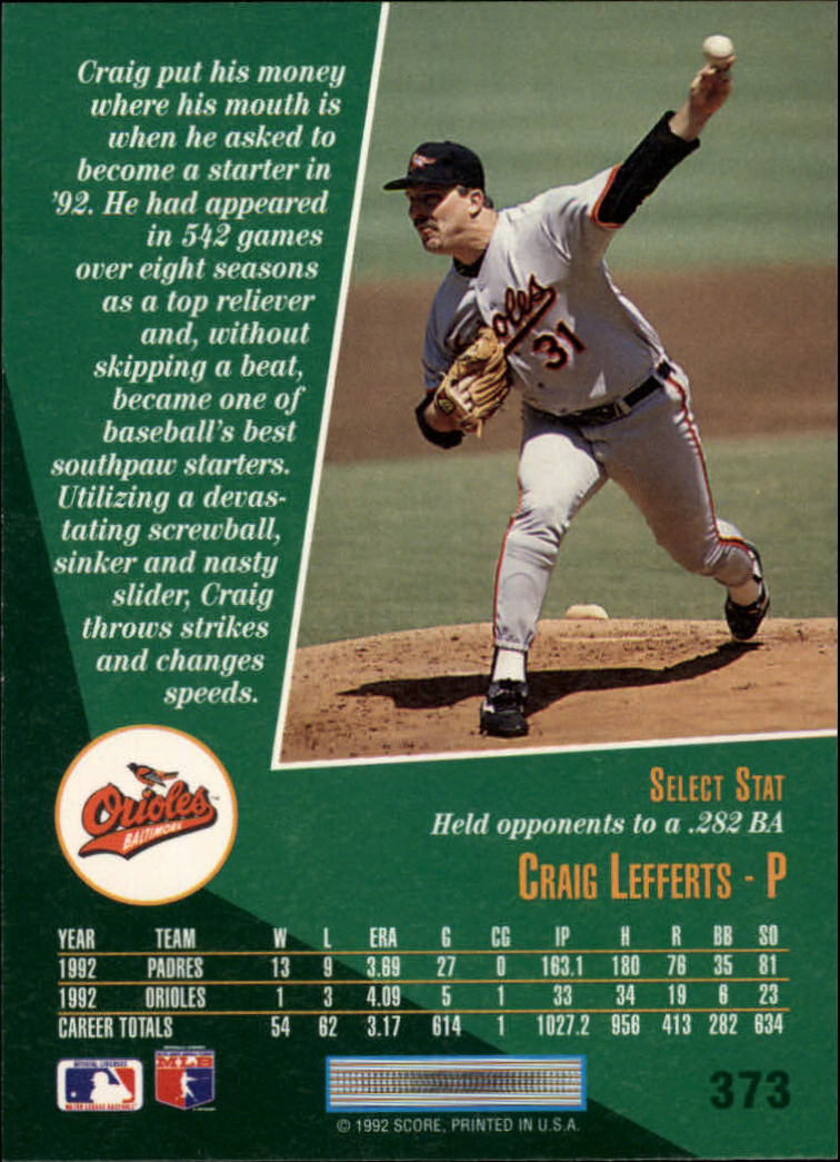 thumbnail 245  - 1993 Select Baseball Card Pick 251-405