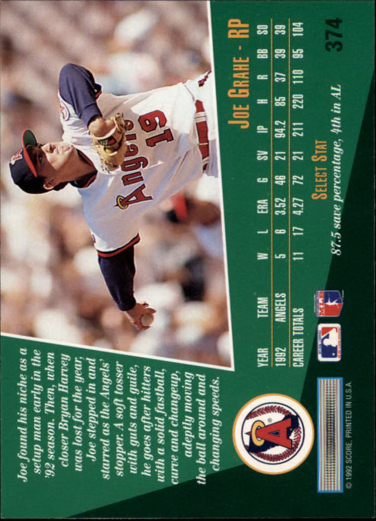 thumbnail 247  - A1080- 1993 Select Baseball Cards 251-405 +Inserts -You Pick- 10+ FREE US SHIP