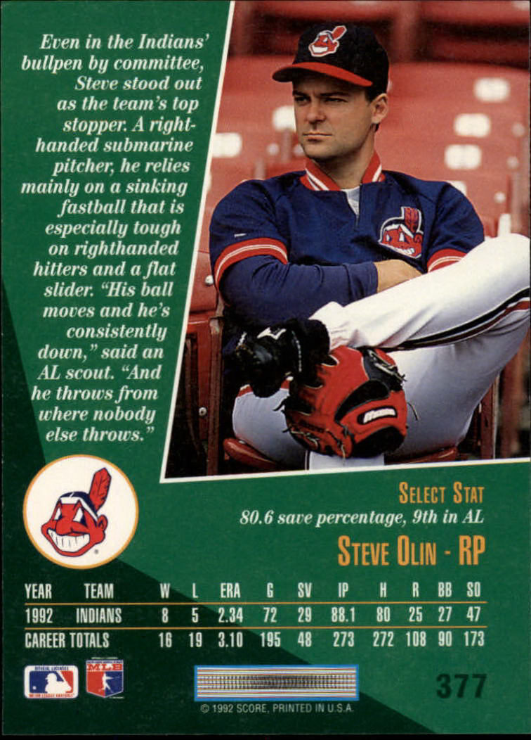 thumbnail 181  - 1993 Select Baseball (Cards 201-405) (Pick Your Cards)