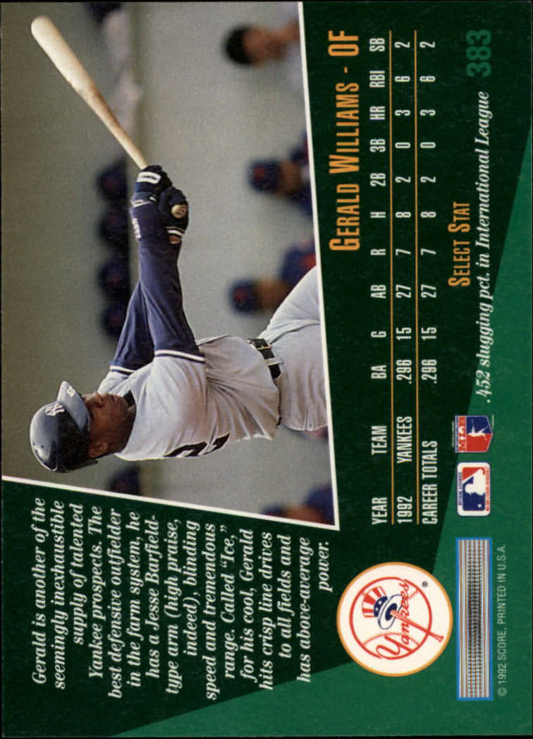 thumbnail 265  - 1993 Select Baseball Card Pick 251-405