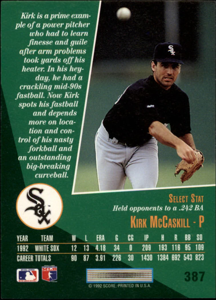 thumbnail 273  - 1993 Select Baseball Card Pick 251-405