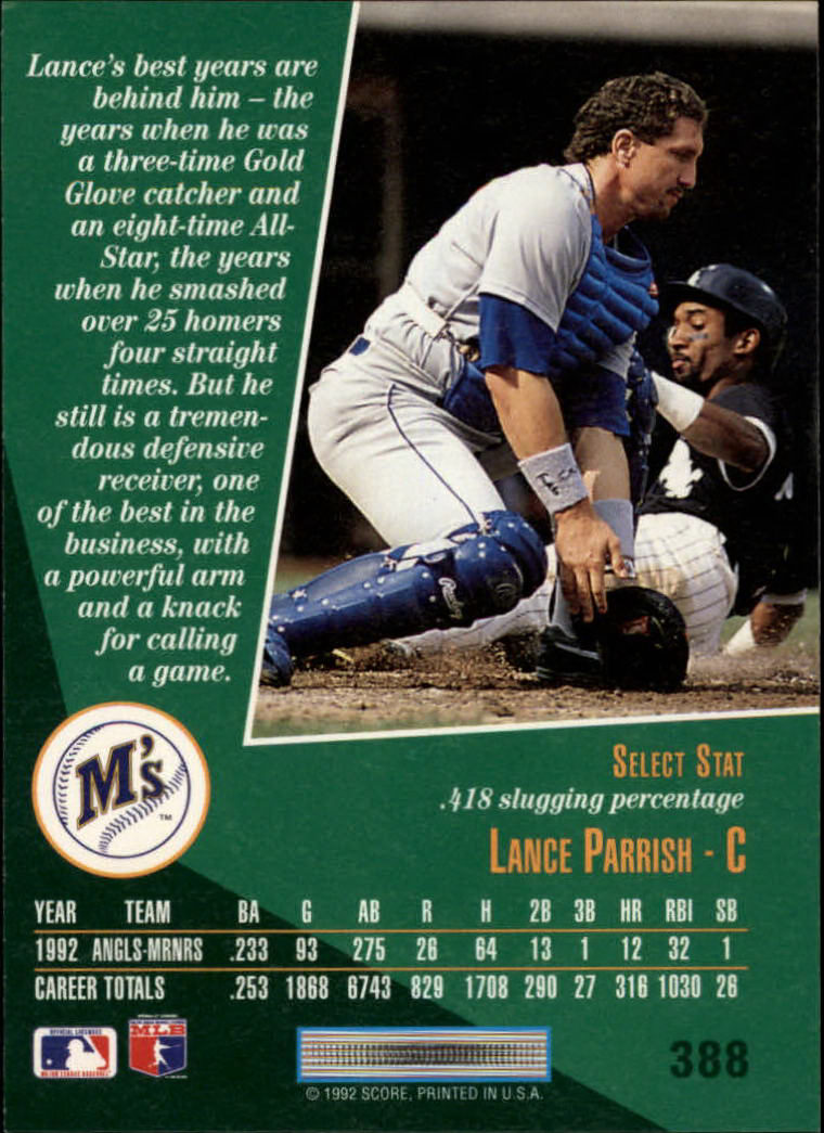 thumbnail 197  - 1993 Select Baseball (Cards 201-405) (Pick Your Cards)