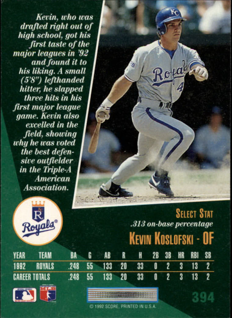 thumbnail 287  - 1993 Select Baseball Card Pick 251-405