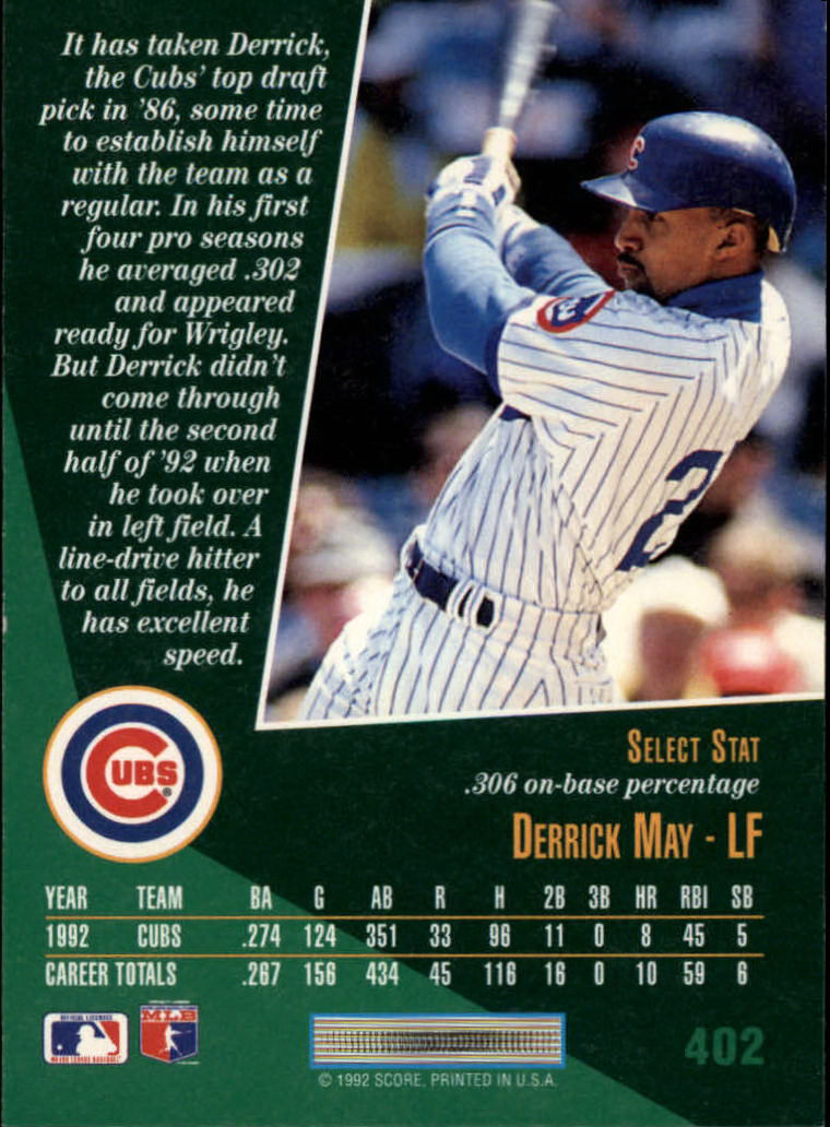 thumbnail 303  - 1993 Select Baseball Card Pick 251-405