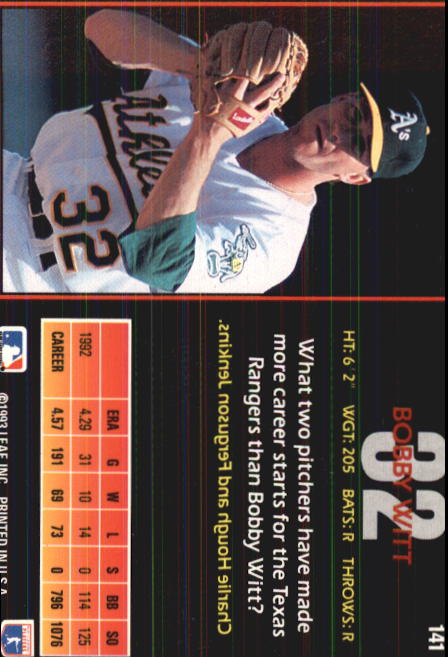 1993 Triple Play Baseball Card Pick 101-264