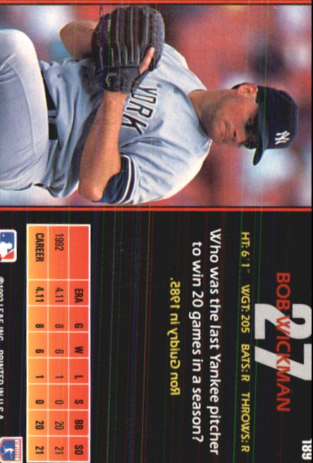 1993 Triple Play Baseball Card Pick 101-264