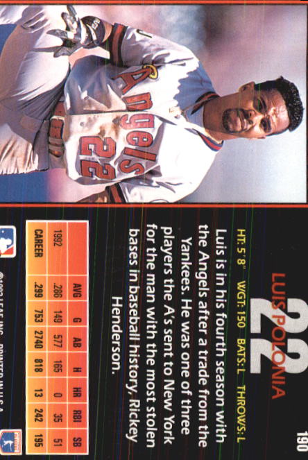 1993 Triple Play Baseball Card Pick 101-264