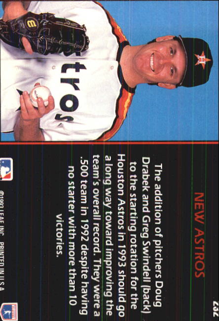 1993 Triple Play (Donruss) Baseball "Main Set" Cards #151 to #264 - Picture 159 of 219